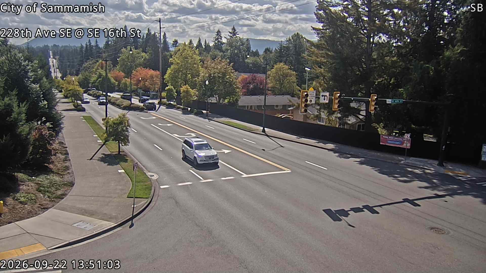 228th Ave SE & SE 16th St traffic camera