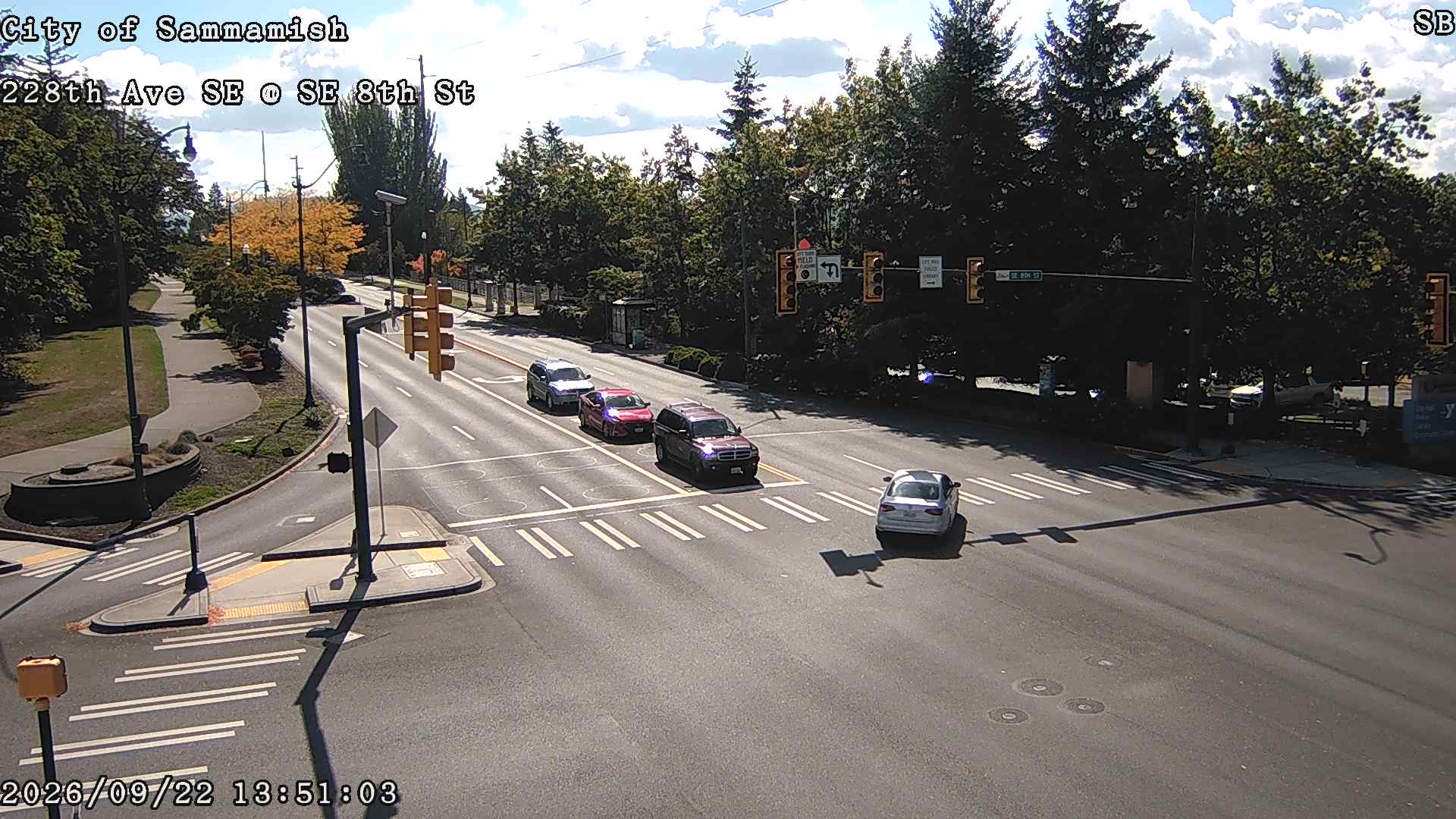228th Ave SE & SE 8th Street traffic camera