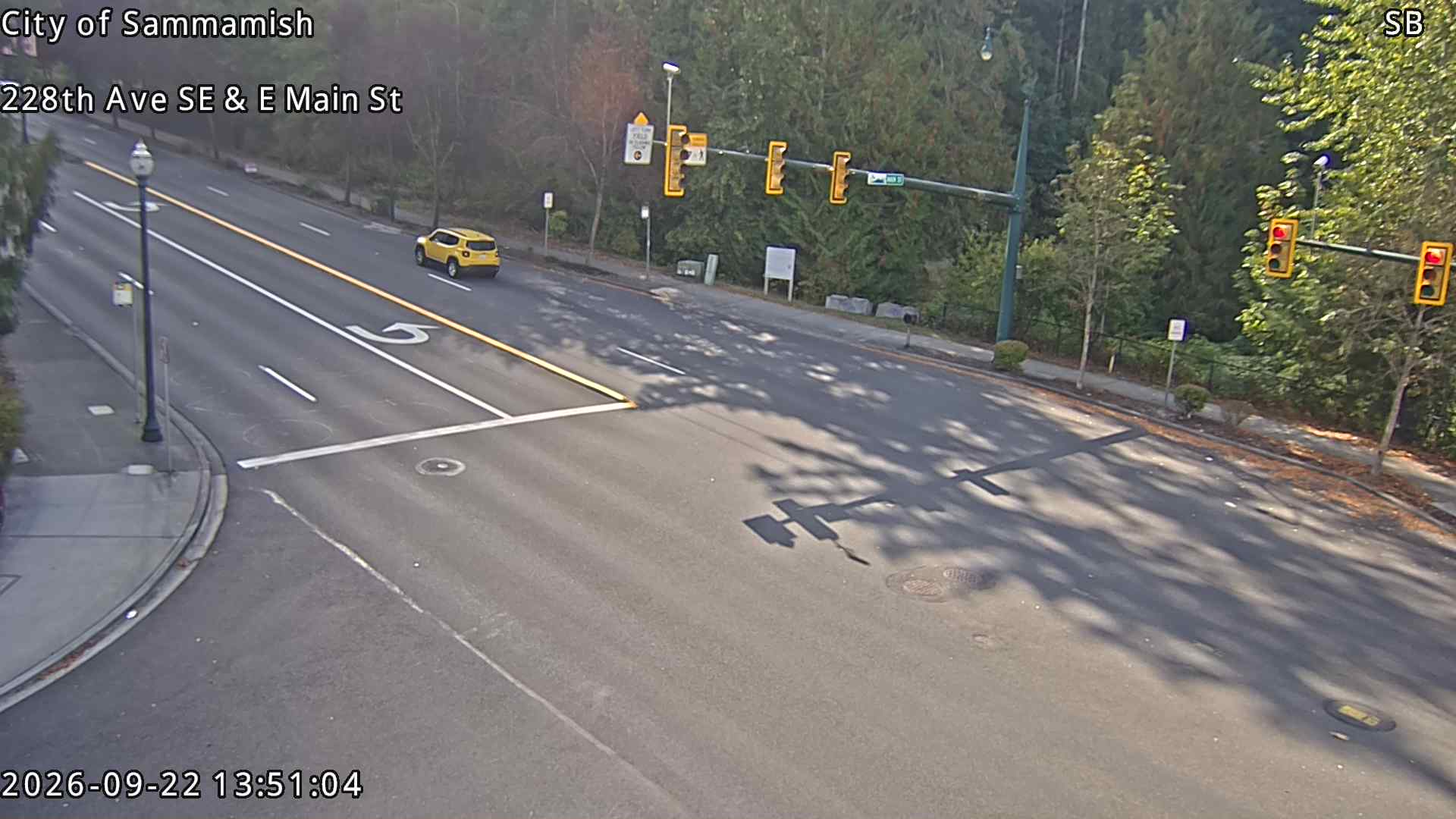 228th Ave SE & E Main Street traffic camera